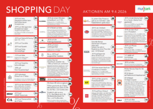 Shopping Day 3 – Aktionen 9.4.